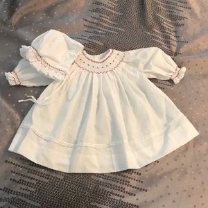 Petit Ami: Christening Dress with Bonnet